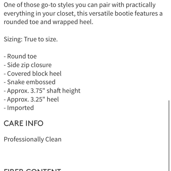 NEW Vince Camuto Taupe Snake Print Leather Bootie - Picture 8 of 13